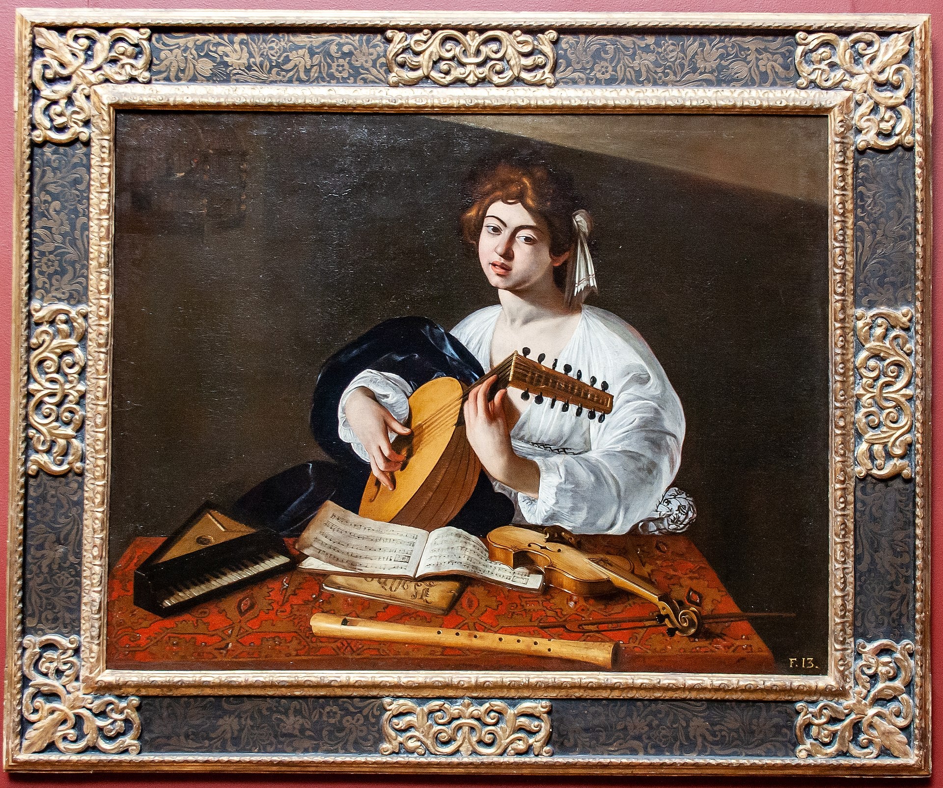 O jogador de alaúde - Caravaggio