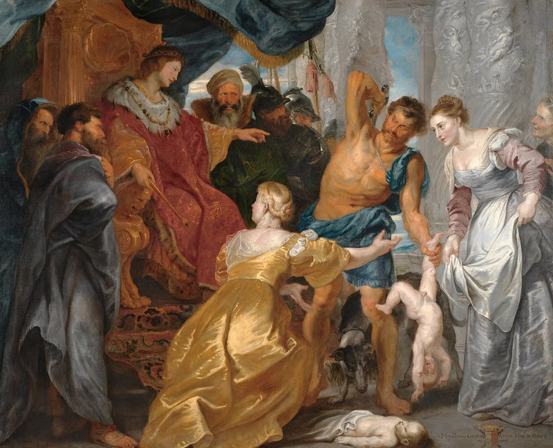 O julgamento de Salomão - Peter Paul Rubens