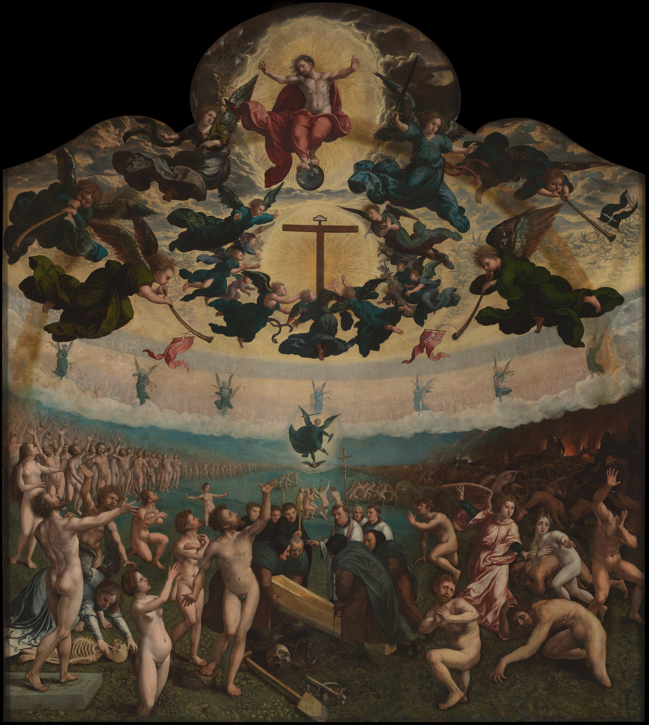 Le jugement dernier et le septième acte de miséricorde - Bernard van Orley