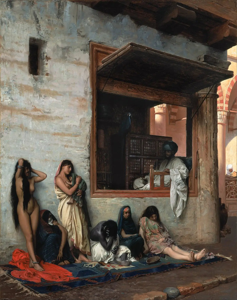 O mercado de escravos - Jean-Léon Gérôme