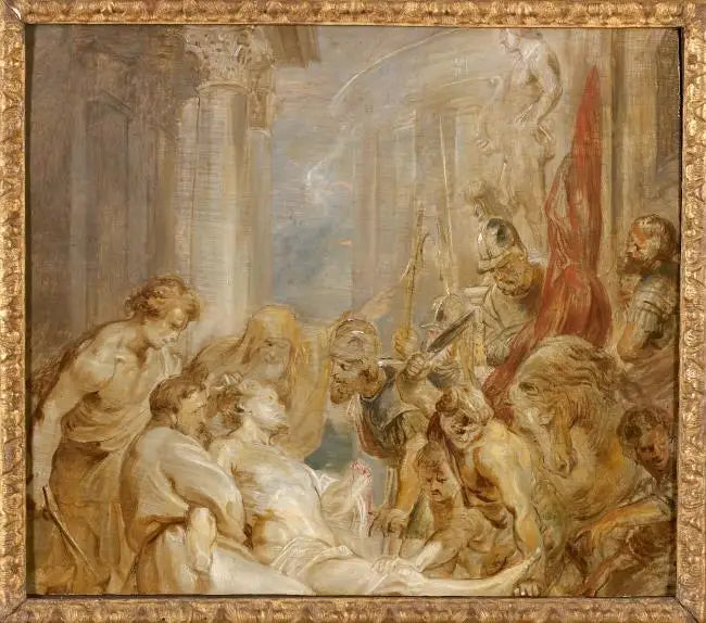 O martírio de Santo Adriano, circa 1615-1621 - Peter Paul Rubens
