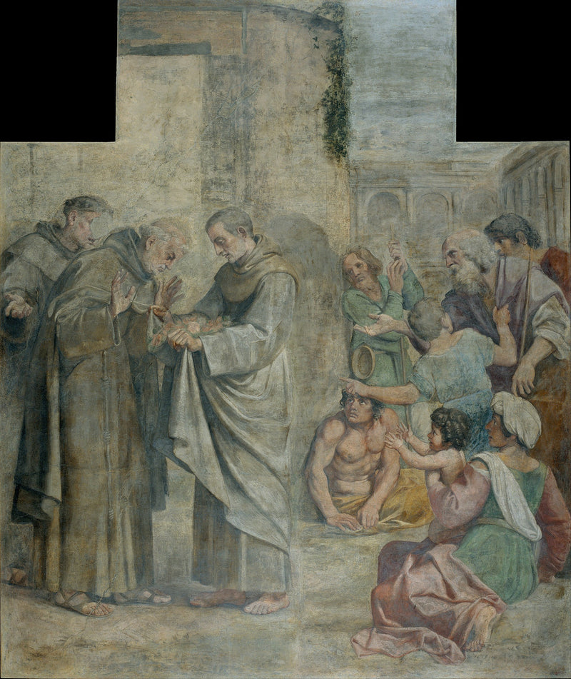 O milagre das rosas - Annibale Carracci