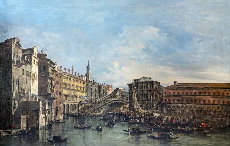 A Ponte de Rialto - Francesco Guardi