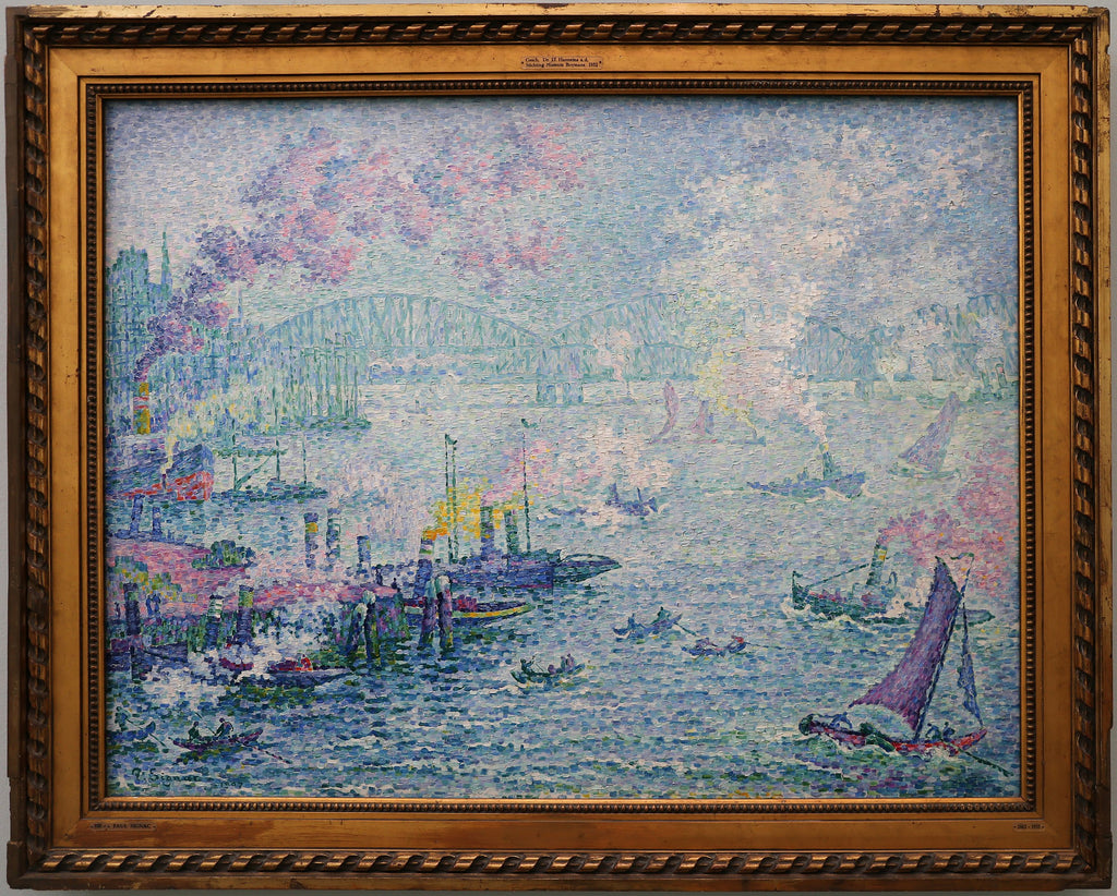 O porto de Roterdã - Paul Signac
