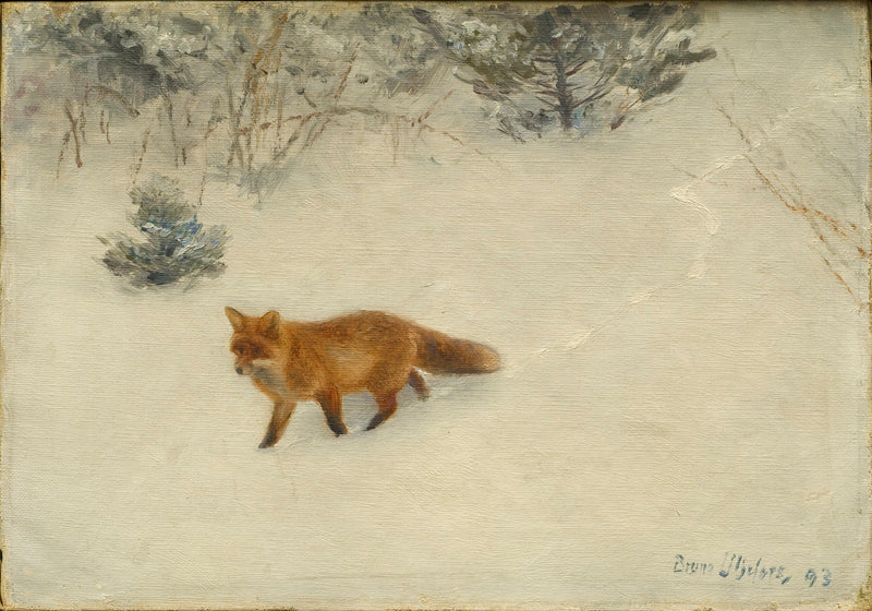 Le renard - Bruno Liljefors
