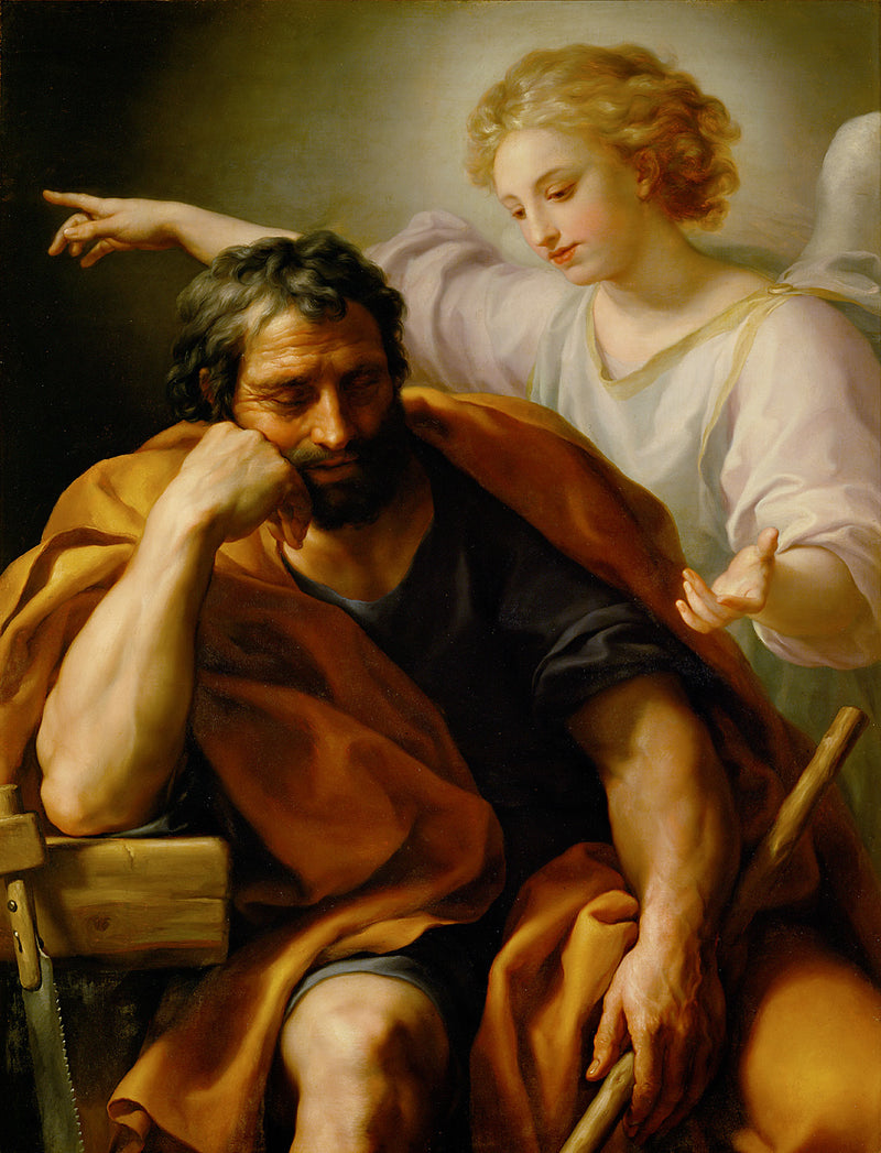 O sonho de São José - Anton Raphael Mengs
