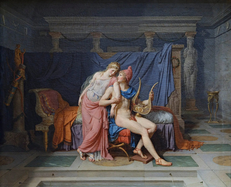 Os Amores de Paris e de Hélène - Jacques-Louis David