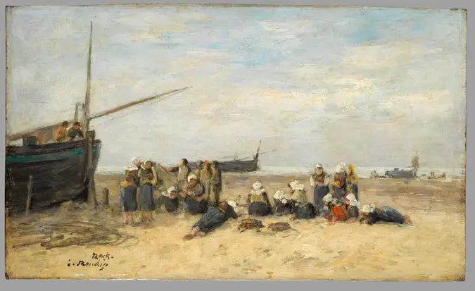As Berckoises - Eugène Boudin