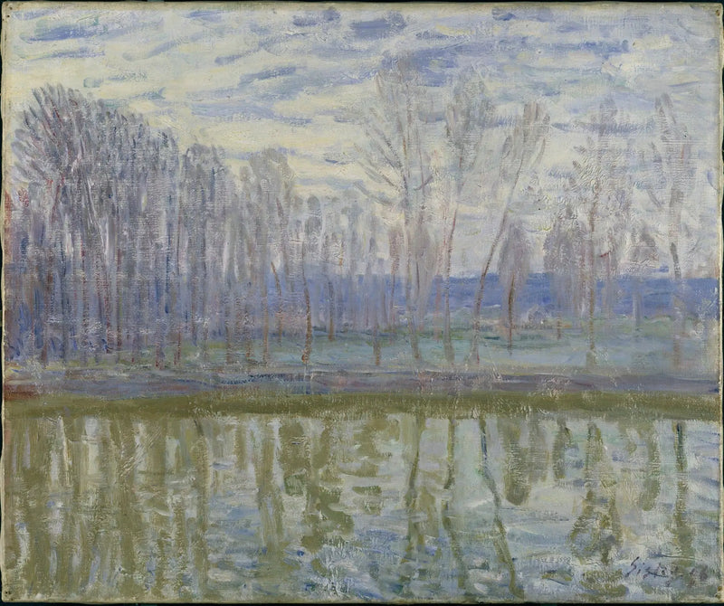 As Margens do Loing - Alfred Sisley