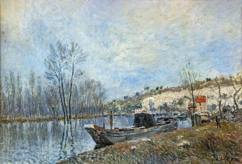 As Margens do Loing perto de Moret - Alfred Sisley