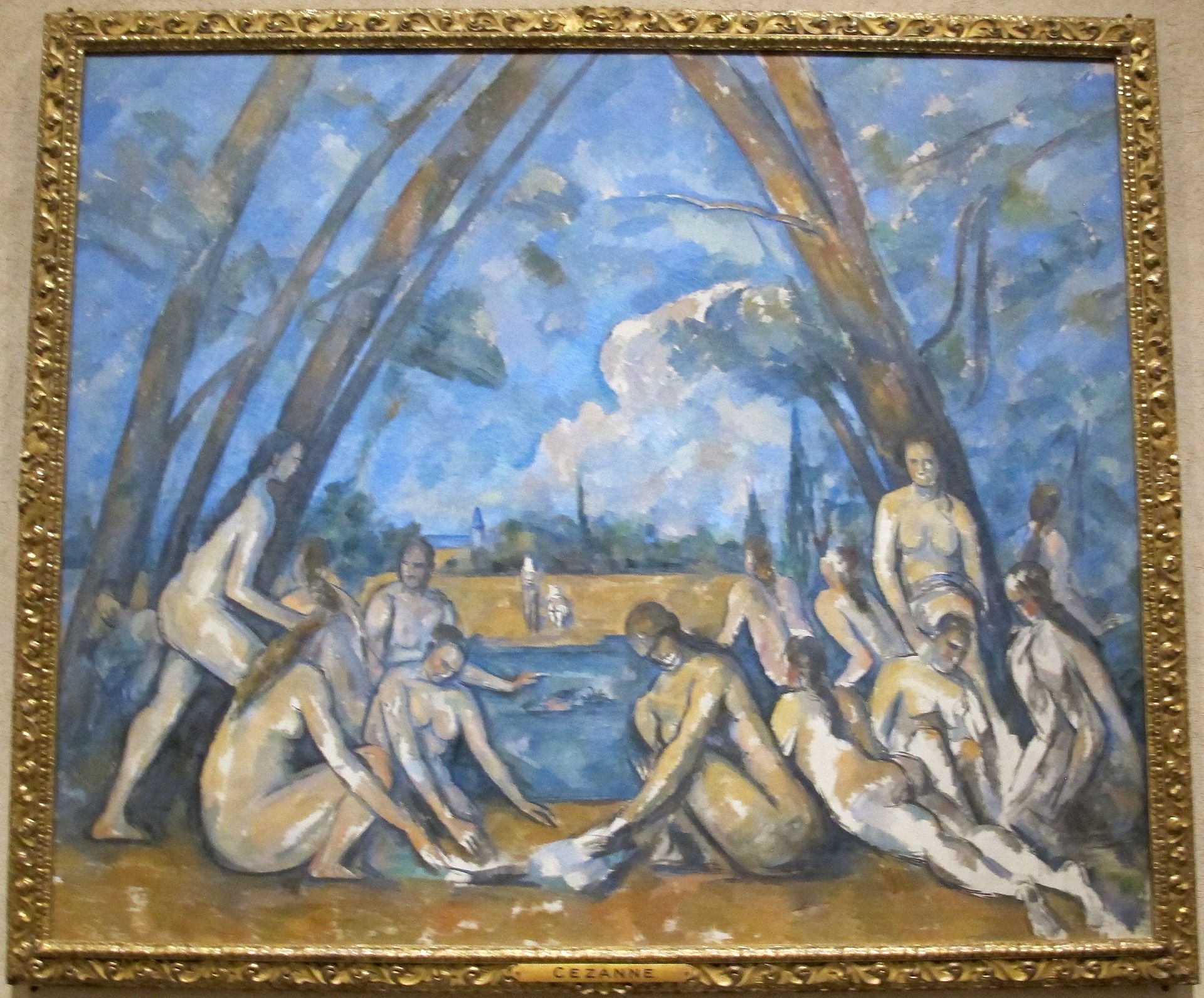 As Grandes Banhistas - Paul Cézanne