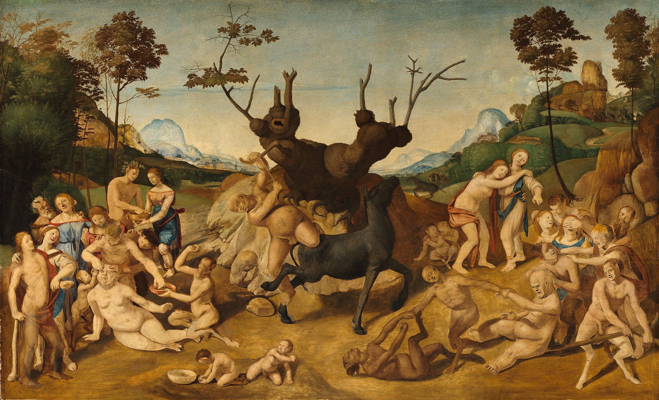 Les Mésaventures de Silène - Piero di Cosimo