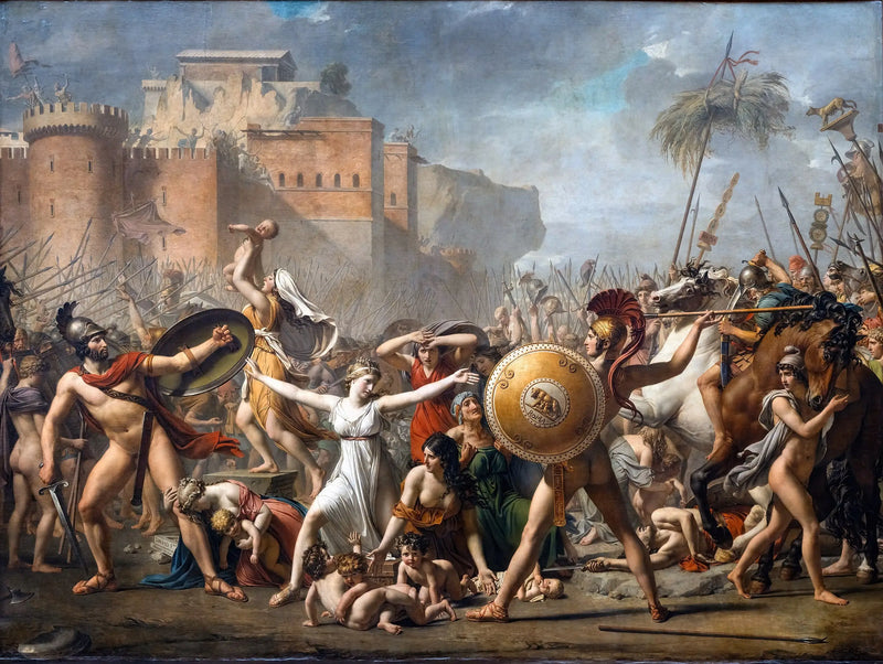 As Sabinas - Jacques-Louis David