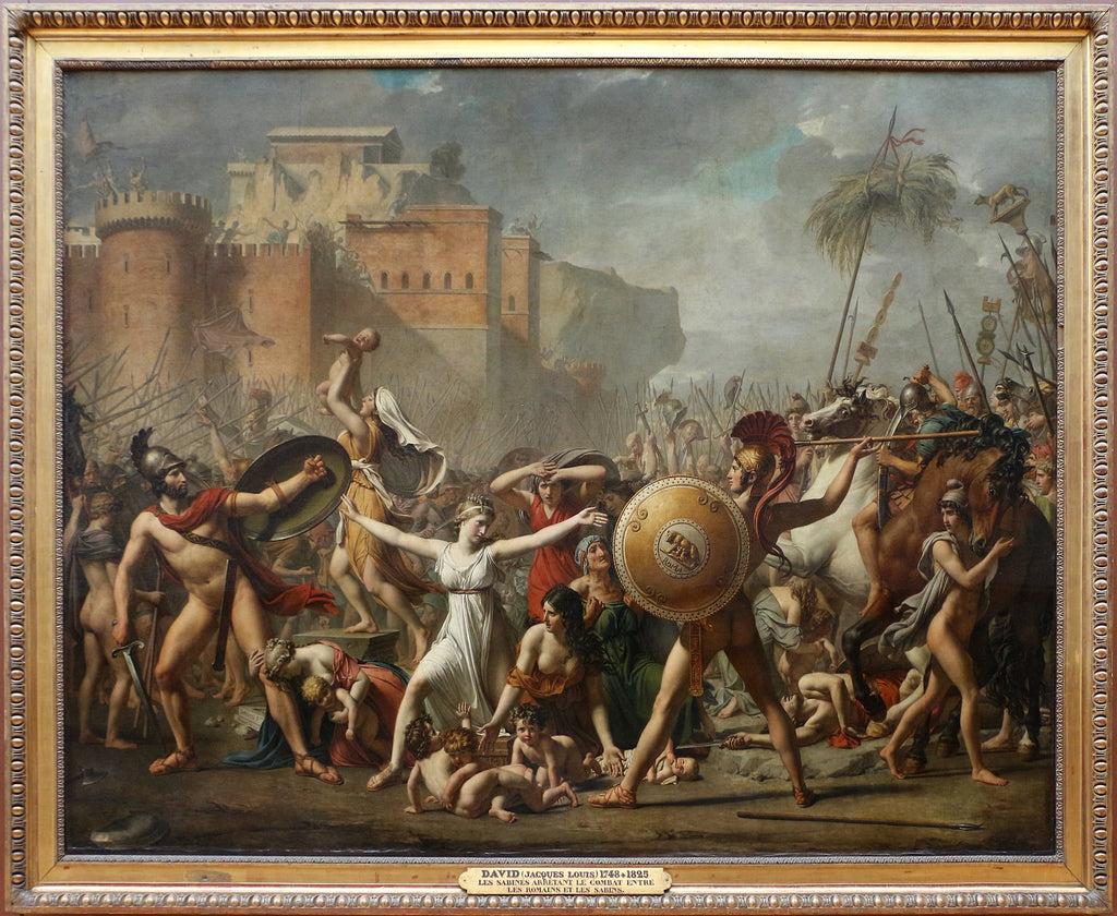 As Sabinas - Jacques-Louis David