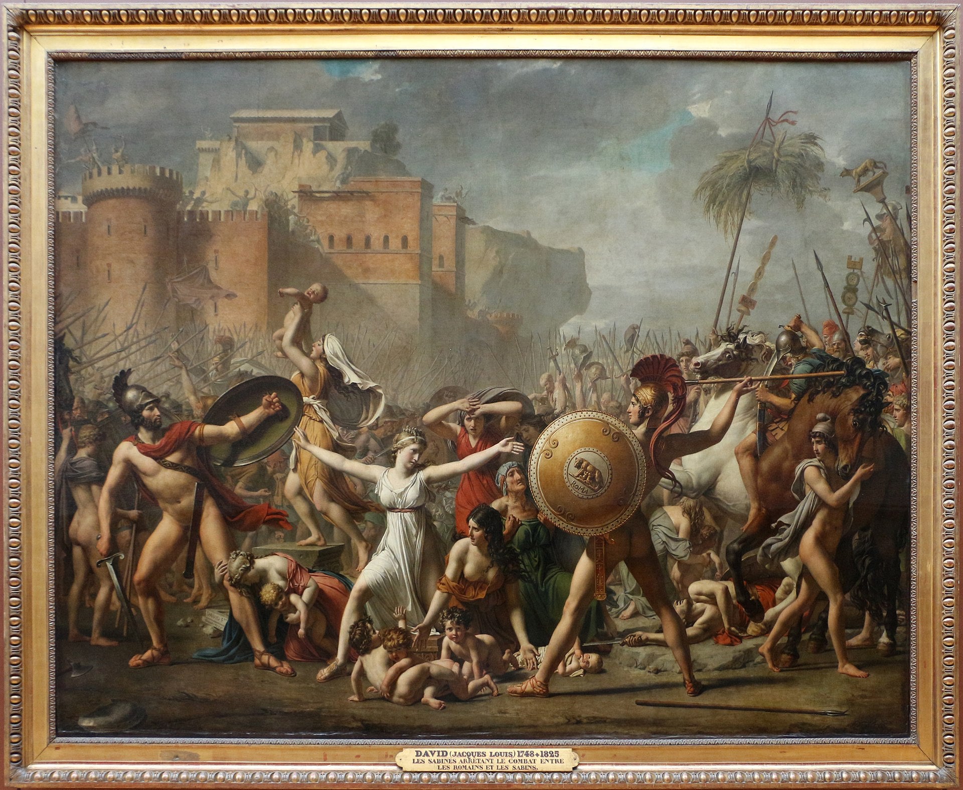 As Sabinas - Jacques-Louis David