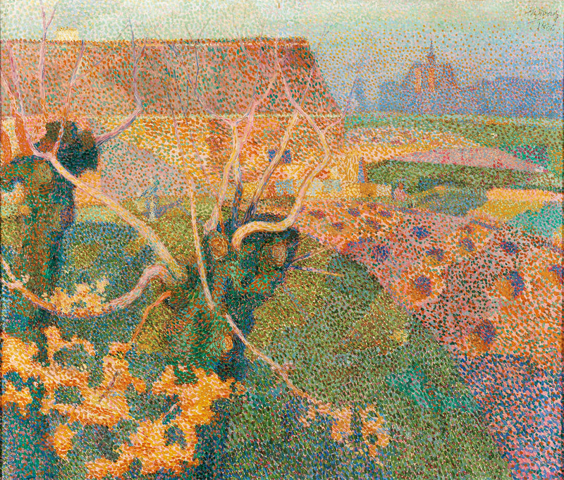Os Dois Salgueiros (Sol de Novembro) - Jan Toorop