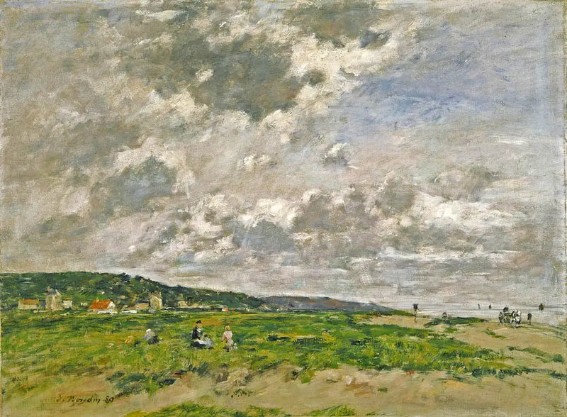 As dunas de Tourgeville - Eugène Boudin