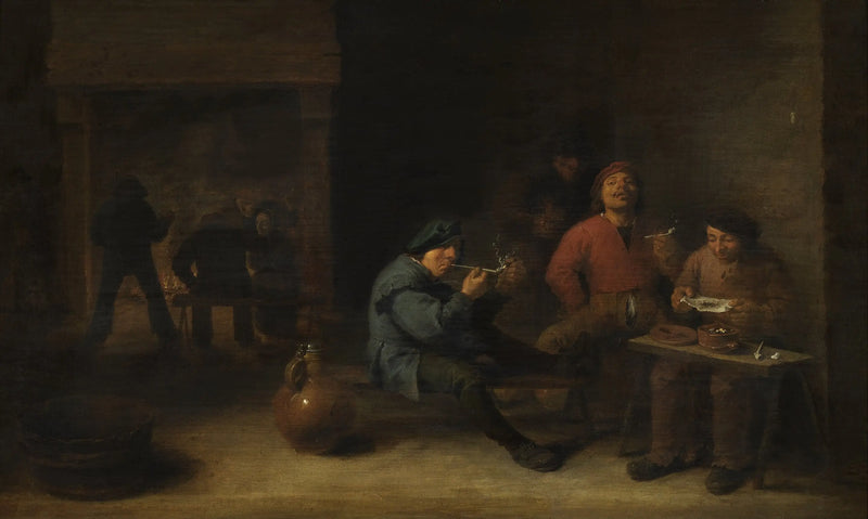Os fumantes - David Teniers, o Jovem
