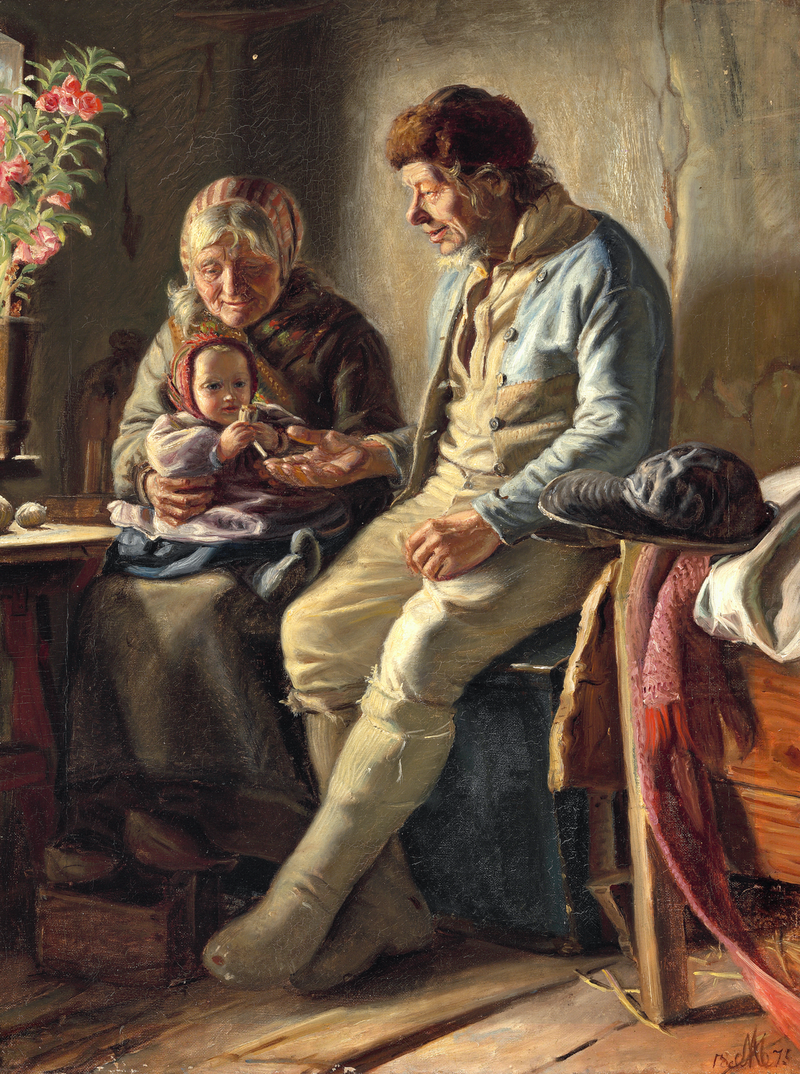 Os avós. - Michael Peter Ancher