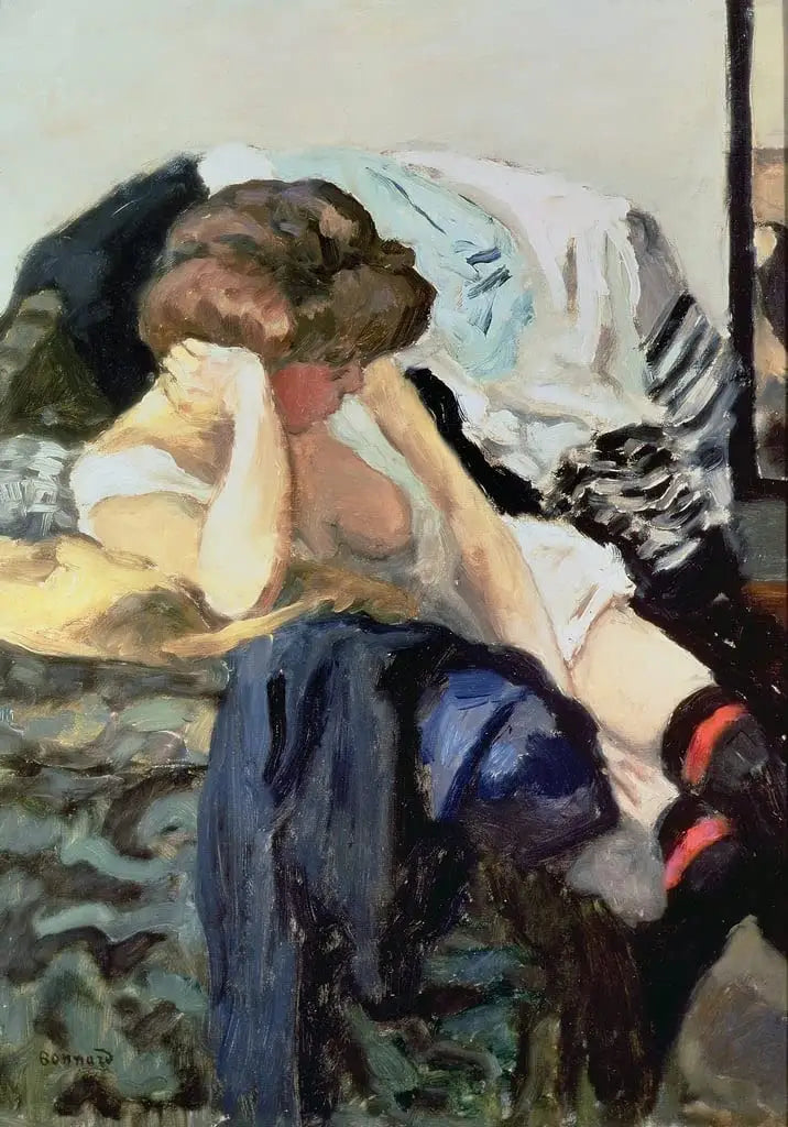 As ligas vermelhas - Pierre Bonnard