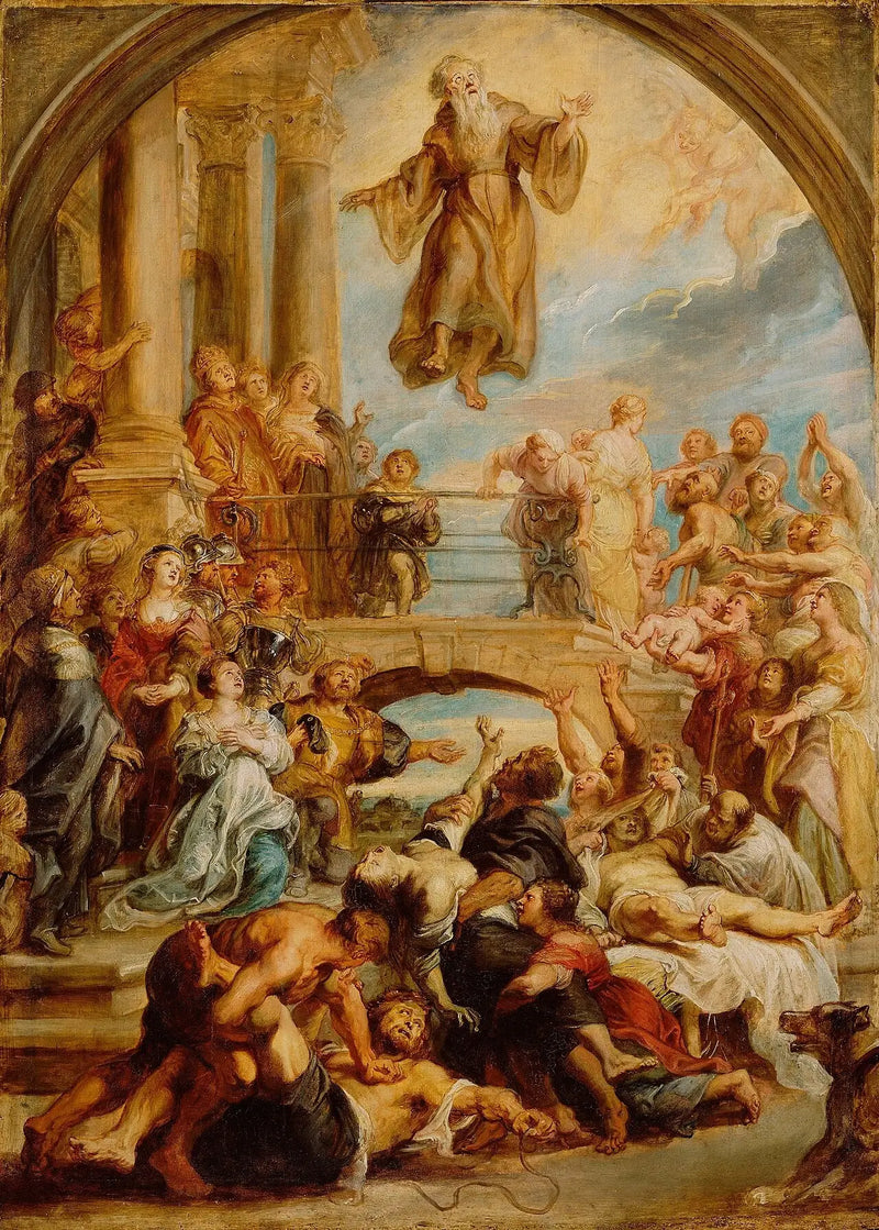 Os milagres de São Francisco de Paula - Peter Paul Rubens