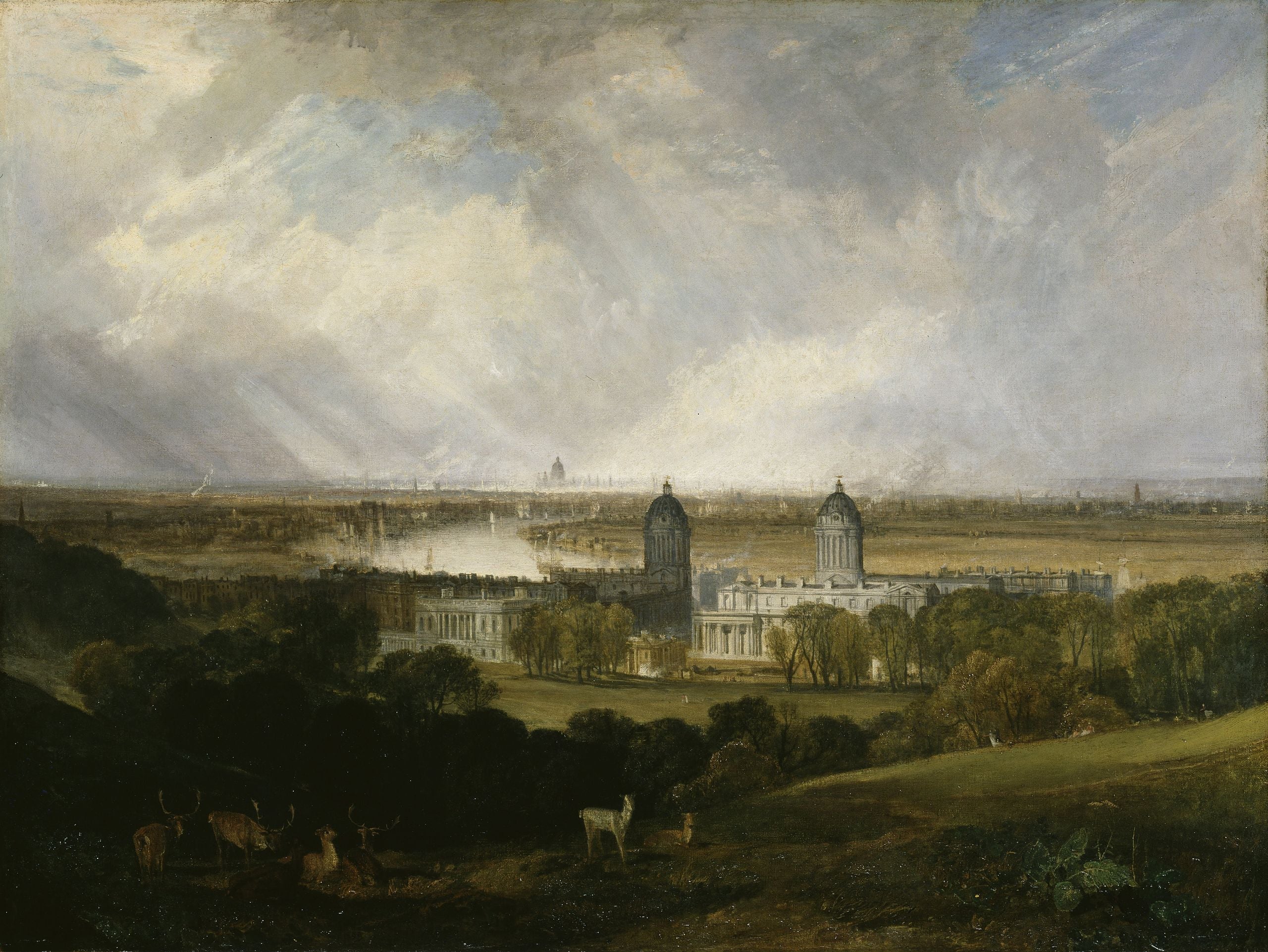 Londres do Parque de Greenwich - J. M. W. Turner