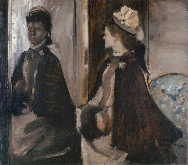 Madame Jeantaud no espelho - Edgar Degas