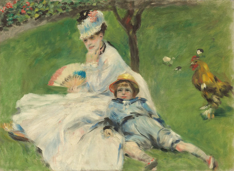 Madame Monet e seu filho - Pierre-Auguste Renoir