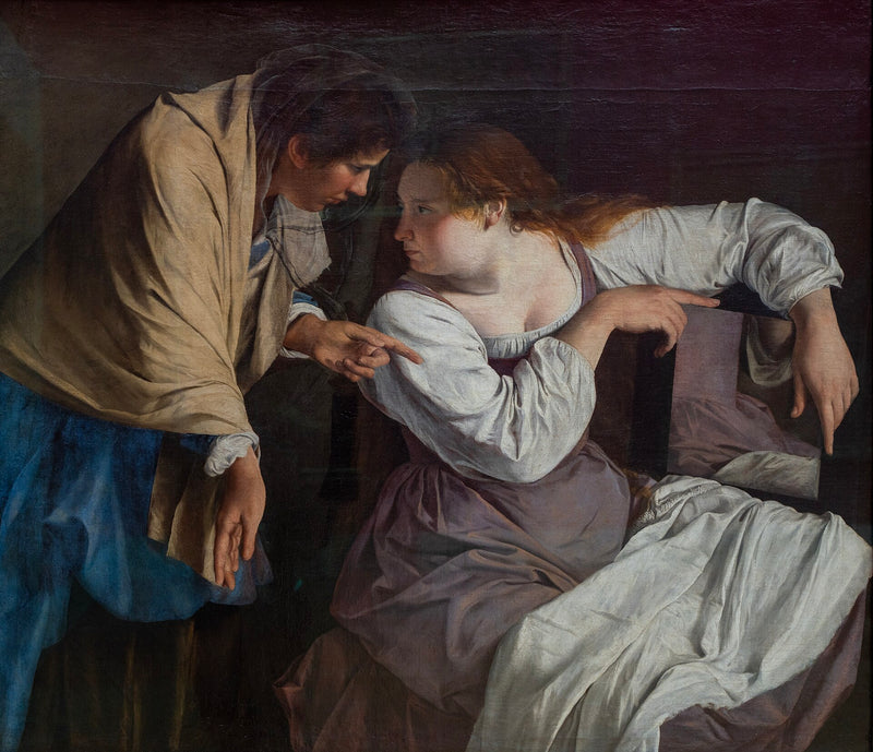 Marthe repreendendo sua irmã Marie - Orazio Gentileschi