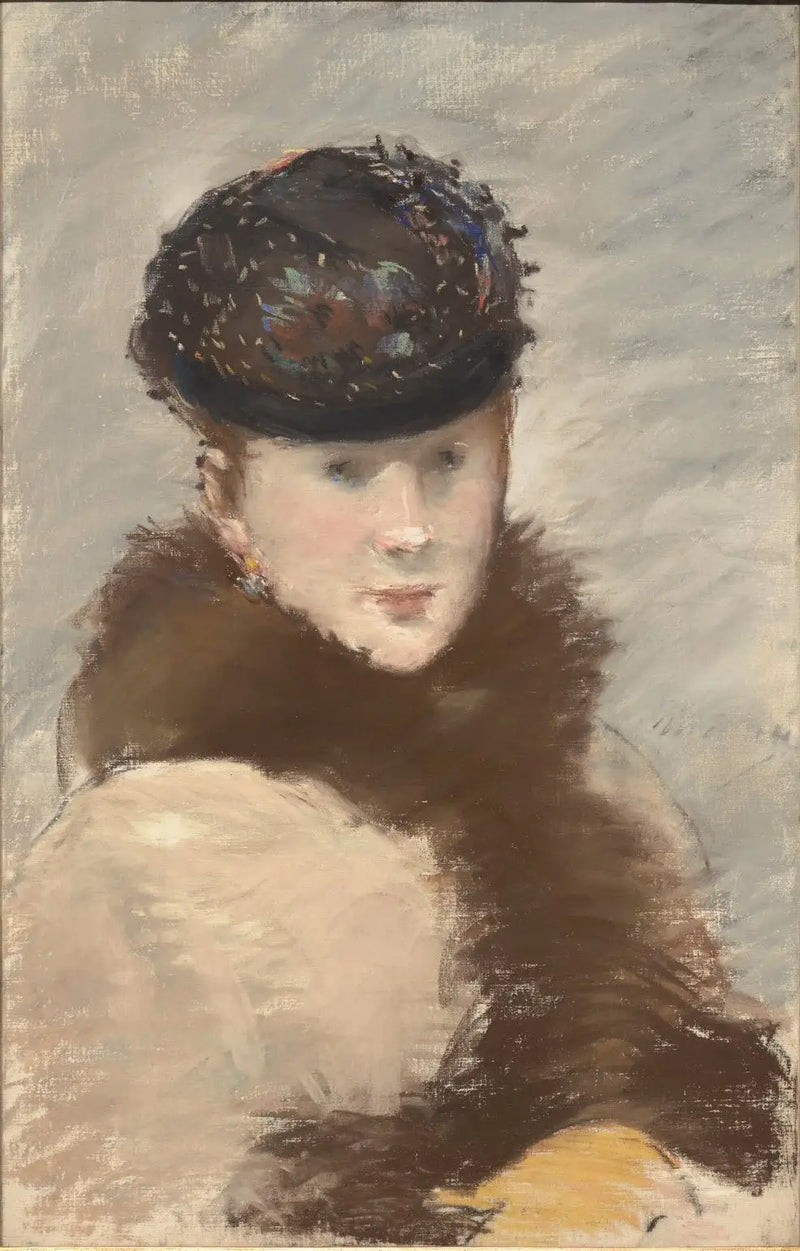 Méry Laurent com o chapéu pequeno - Édouard Manet