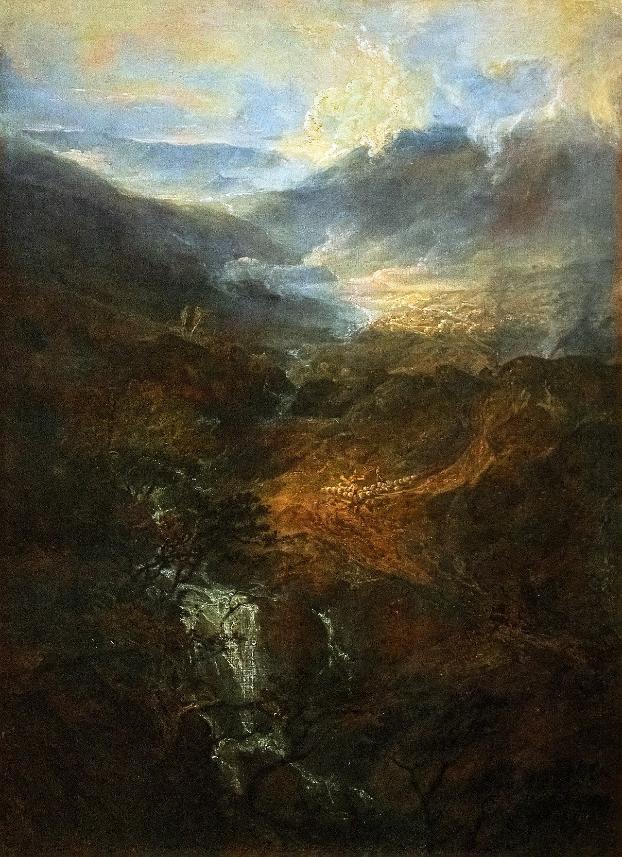 Manhã entre as Colinas de Coniston, Cumberland - J. M. W. Turner