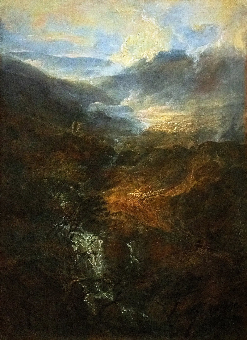Manhã entre as Colinas de Coniston, Cumberland - J. M. W. Turner