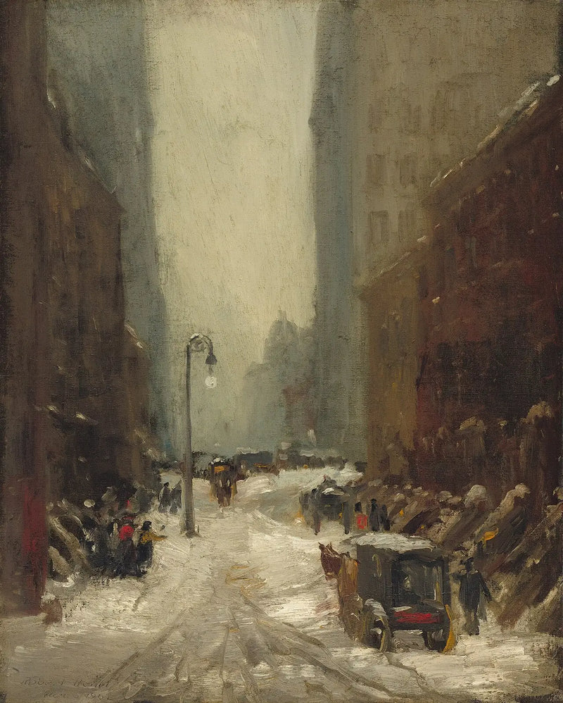 Neve em Nova York - Robert Henri