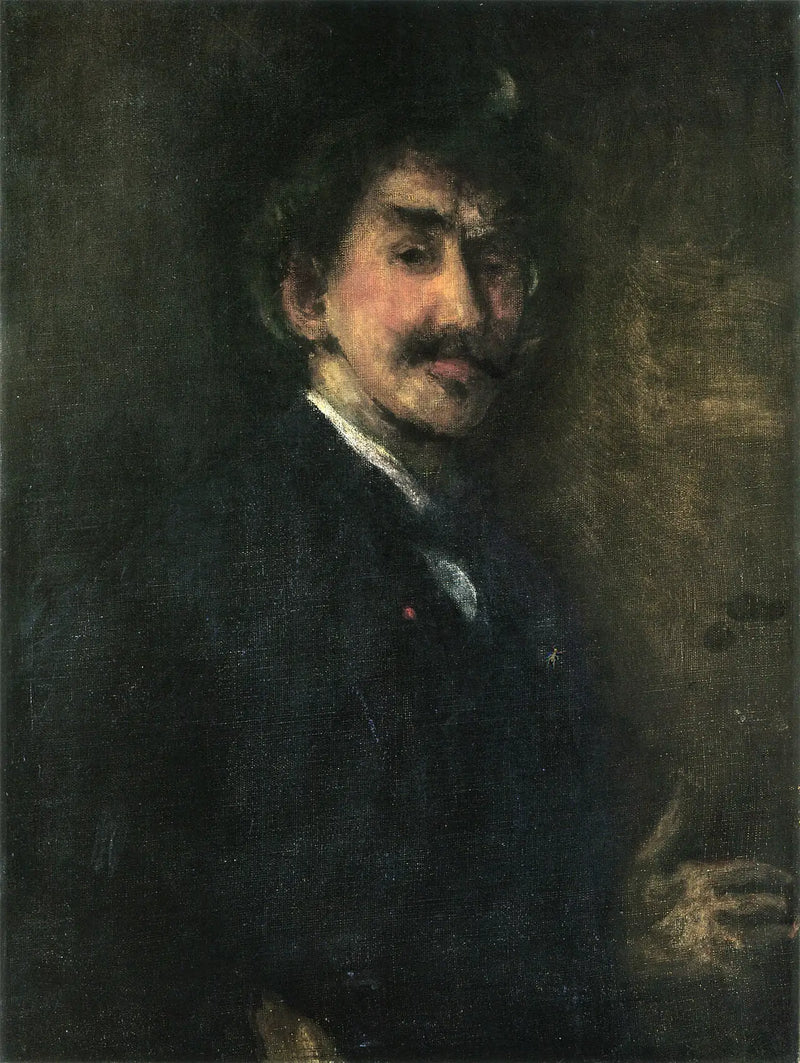 Ouro e Marrom: Autorretrato - James Abbott McNeill Whistler