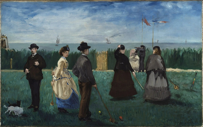 Parte de Croquet em Boulogne-sur-Mer - Édouard Manet