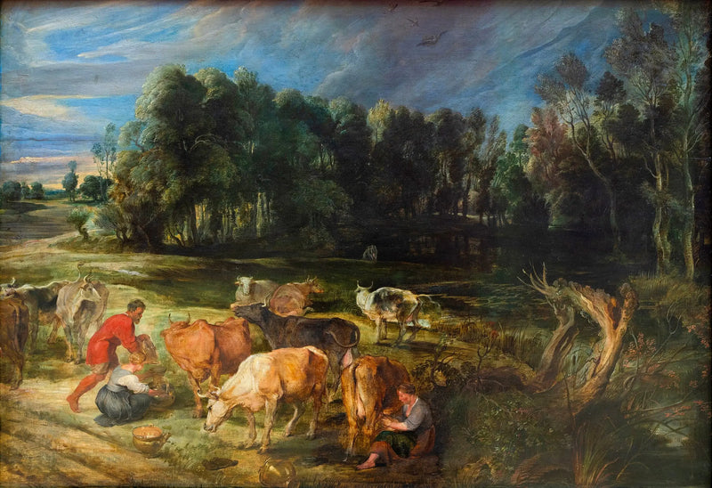 Paisagem com gado - Peter Paul Rubens