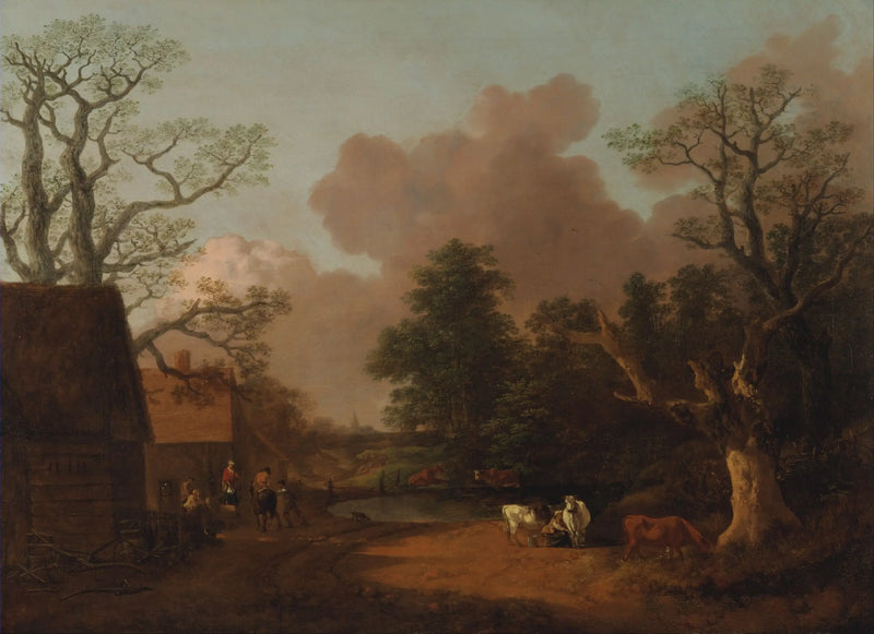 Paisagem com a Leiteira - Thomas Gainsborough