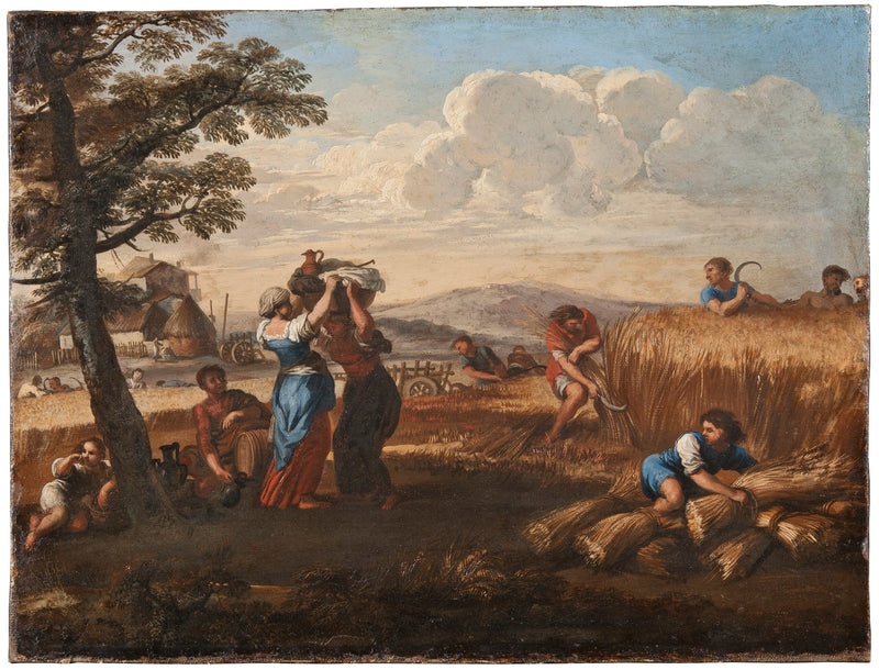 Paisagem com colheita - Pietro da Cortona