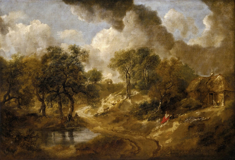 Paisagem no Suffolk - Thomas Gainsborough