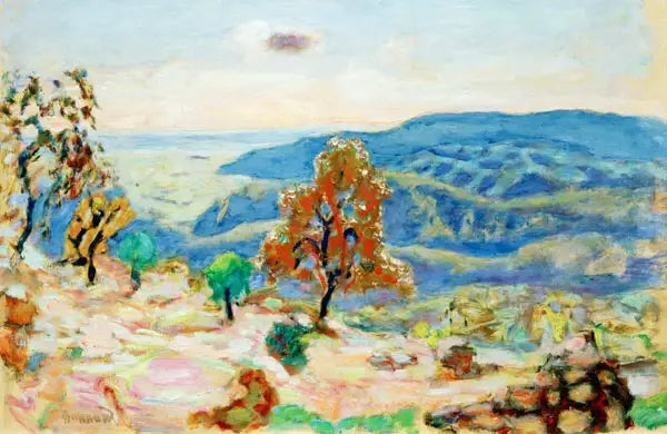 Paisagem de montanha - Pierre Bonnard