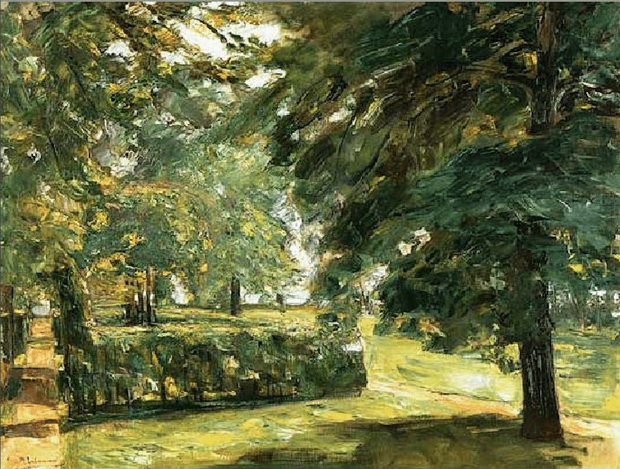 Paysage de parc (Les jardins de haies de Wannsee à l'est) - Max Liebermann