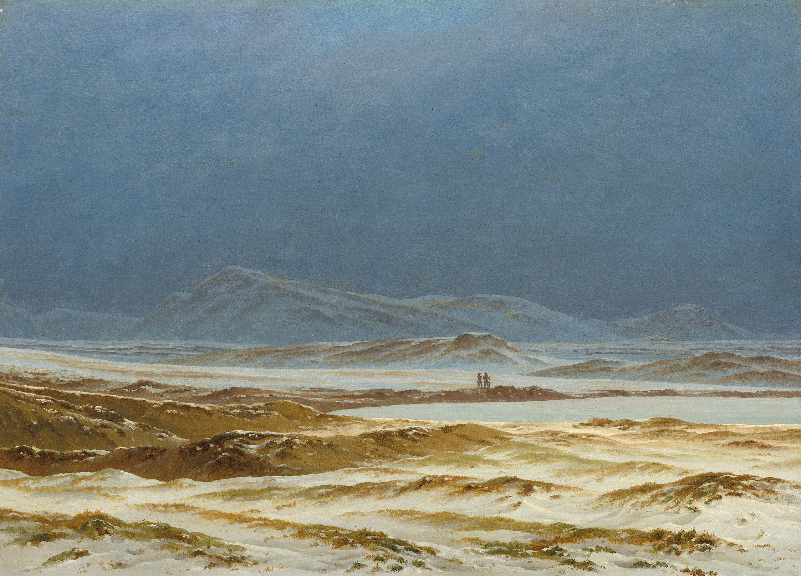 Paisagem nórdica, primavera - Caspar David Friedrich