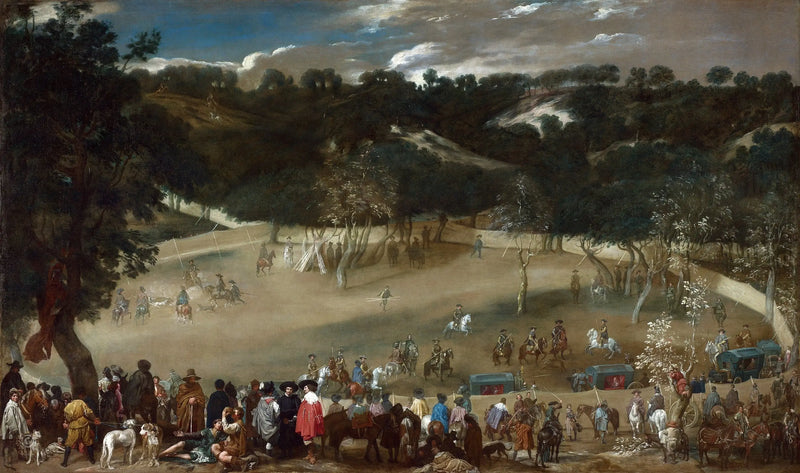 Filippo IV caçando o javali - Diego Velázquez