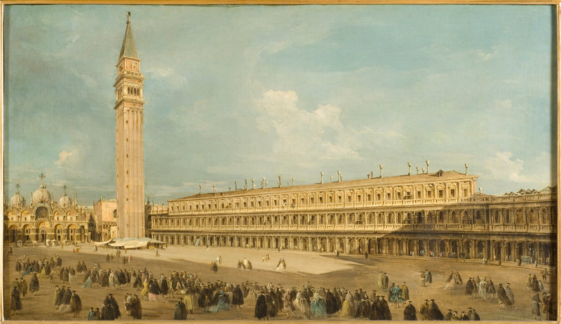 Praça de São Marcos em Veneza - Francesco Guardi