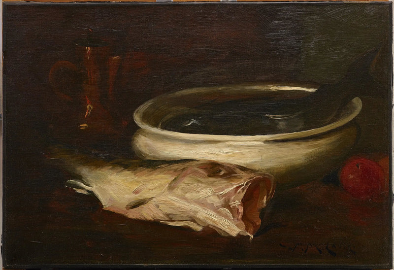 Peixe e Natureza Morta - William Merritt Chase