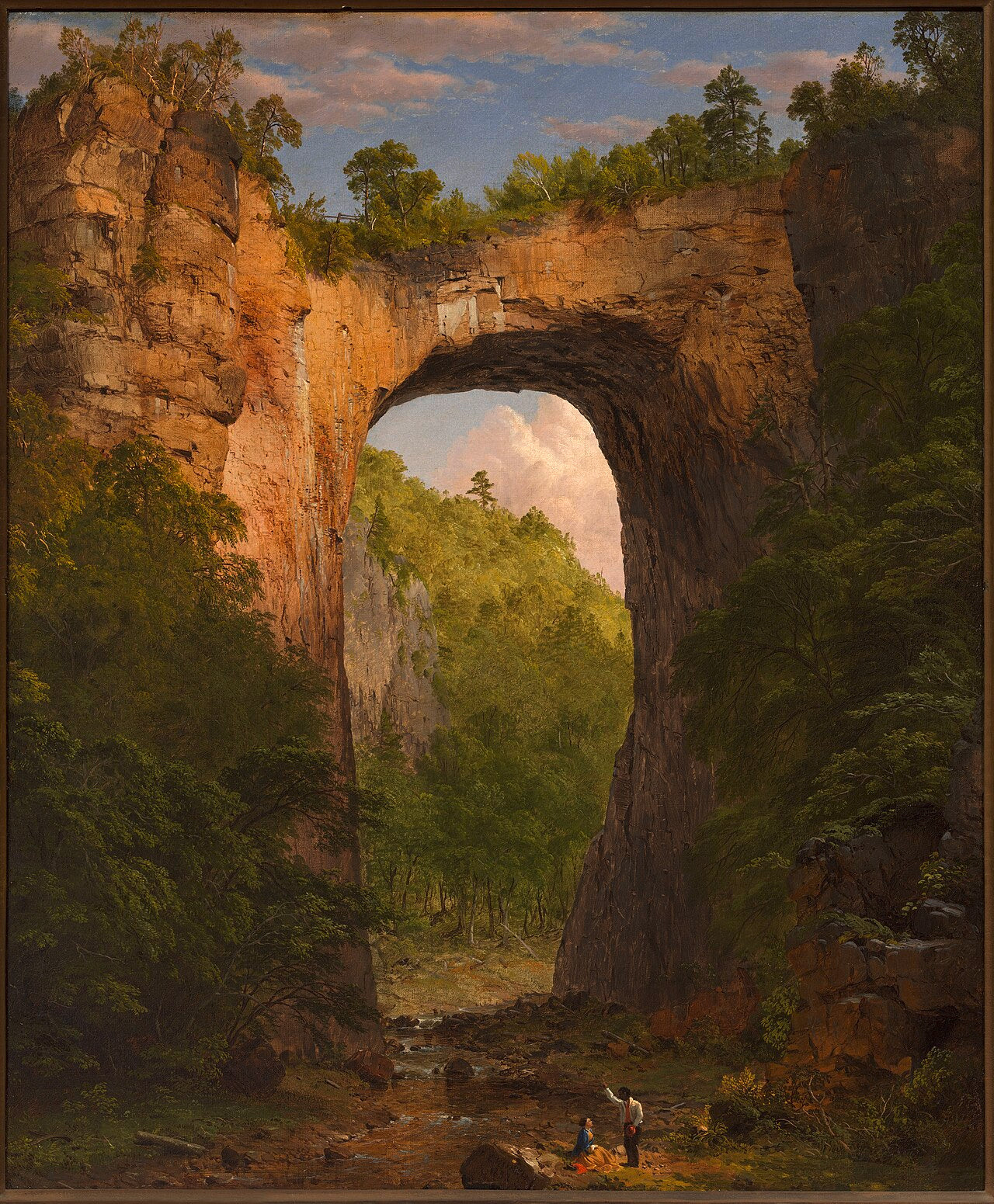 Pont Naturel, Virginie - Frederic Edwin Church