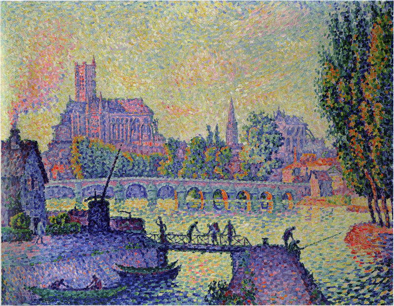 Ponte de Auxerre - Paul Signac