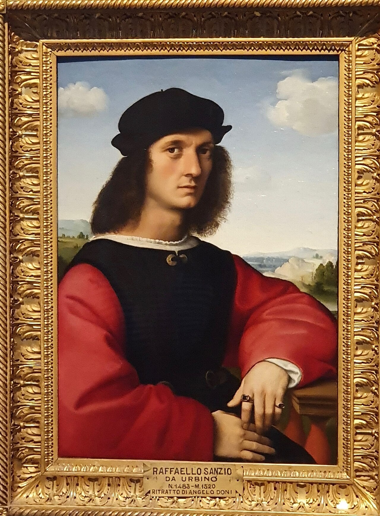 Retrato de Agnolo Doni - Rafael Sanzio