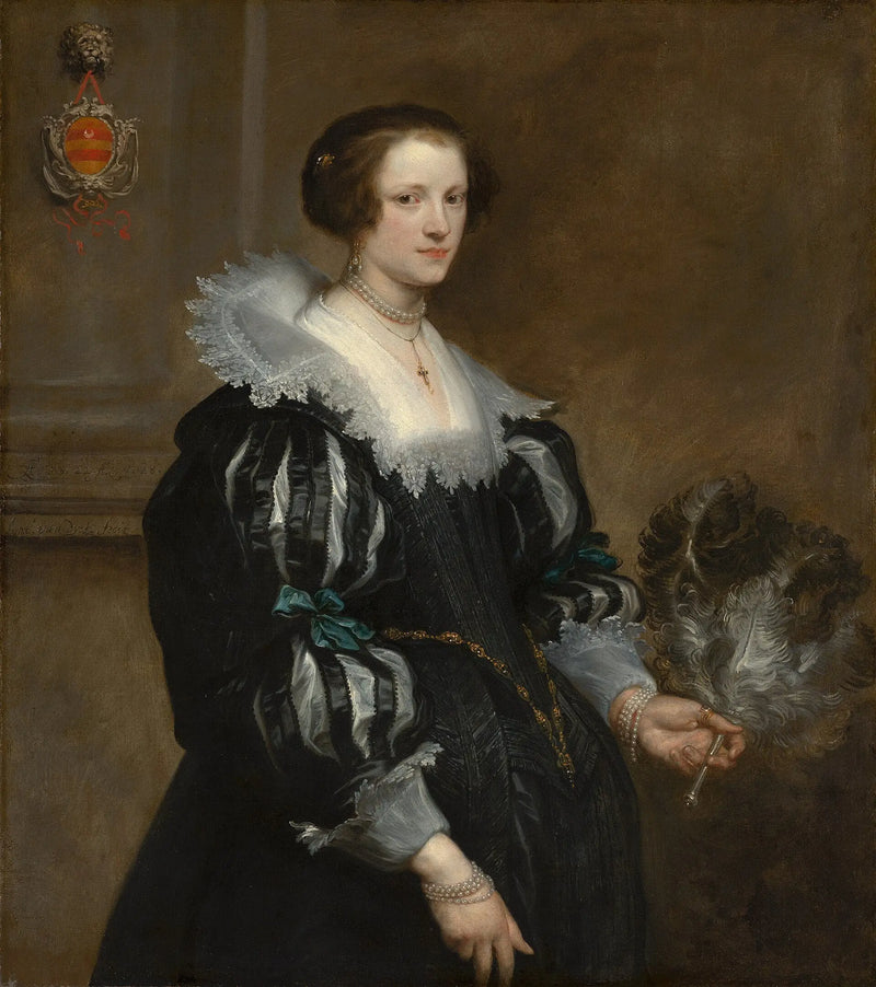 Retrato de Anna Wake (1605-1669) - Antoine van Dyck