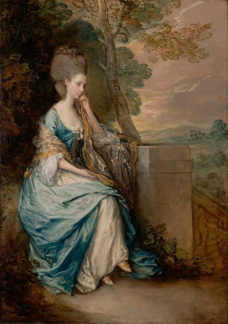 Retrato de Anne, condessa de Chesterfield - Thomas Gainsborough